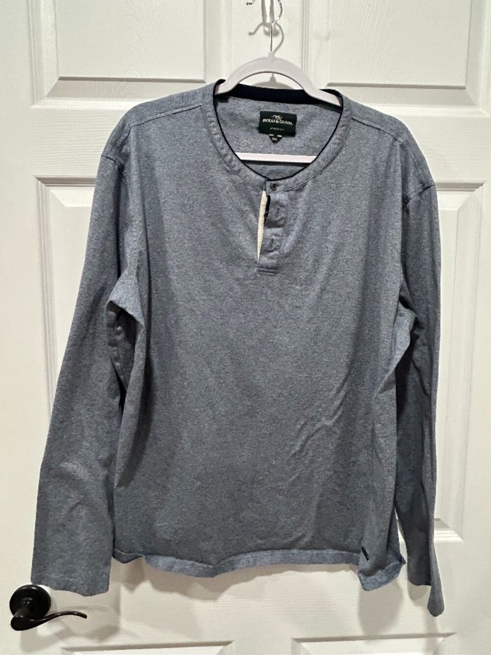 Rodd & Gunn Sports Fit Men's‎ Size 3XL Long Sleeve Henley Shirt